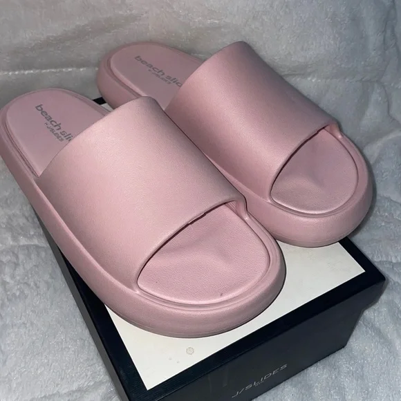 NWT J/SLIDES SQUISH Light Pink EVA Sandals - Picture 8 of 13